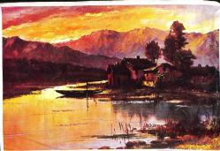 Manzara Temalı Orta Boy Kartpostal KRT2873