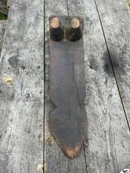 Eski Ahşap Yün Tarağı