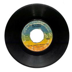 Adnan Ve Nurhan Varveren - Ablan Sandım Baldız Seni Yaş 70 İş Bitmemiş Plak (106) PLK21216