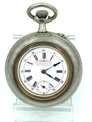 K. Serkisoff 1900’ler İsviçre Gümüş El Kurmalı Cep Saati – 50 mm | SAA178 #8.04