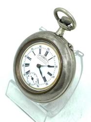 K. Serkisoff 1900’ler İsviçre Gümüş El Kurmalı Cep Saati – 50 mm | SAA178 #8.04