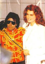 Michael Jackson-Brooke Shields Kartpostal (Küçük Boy) KRT21594