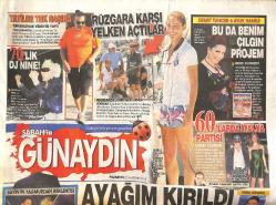 Sabah Gazetesi Günaydın Eki 27 Haziran 2011 - Mustafa Sandal Emina İtirafı! - Ebru Gündeş: Kızım Çok Masraflı! GZ136968