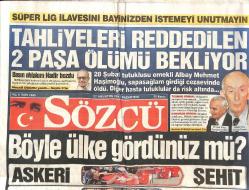 Sözcü Gazetesi 27 Ağustos 2012 - Tahliyeleri Reddedilen İki Paşa Ölümü Bekliyor - ABD İsaac Kasırgası İçin Alarm Durumunda - Alex Mi Kocaman Mı GZ137753