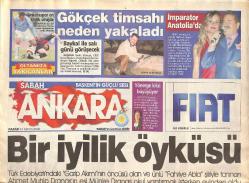 Sabah Gazetesi Günaydın Eki 14 Mayıs 2006 - Melih Gökçek Timsahı Neden Yakaladı - İbrahim Tatlıses Anarolia'da - Ankaraspor'da Kritik Virajda GZ137975