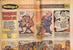 Milliyet Gazetesi Magazin Haftasonu Eki 2 Eylül 1979 - Türkan Şoray 1979 Yılını 3 Filmle Kapayacak - Müjde Ar-Orhan Gencebay * Aşkı Ben Mi Yarattım GZ138219