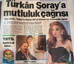 Hürriyet Gazetesi Kelebek Eki 7 Haziran 1990 - Türkan Şoray'a Mutluluk Çağrısı - Shirley Bassey Sevimli Kuklalarla GZ138349