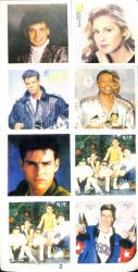 Kelly Rutherford, Tom Cruise, Mc Hammer 8li Sticker KRT21646