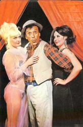 Sadri Alışık - Fatma Girik - Eva Bender Kartpostal (Küçük Boy) KRT21654