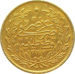 M.Reşad 500 Kuruş 1327/3 Kulpsuz/ÇA OMP3098 #5240