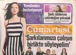 Habertürk Gazetesi Cumartesi Eki 12 Nisan 2014 - Efsane Hard Rock Grubu Aerosmith İlk Kez İstanbul'da - Toki New York'a Taşındı GZ138768