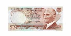 6. Emisyon 3.Tertip 20 Türk Lirası Seri H06 ÇİL TCK9681