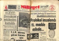 Milliyet Gazetesi 20 Ağustos 1971 - İstanbul Üniversitesinde Türkçe Kursu Açıldı - Fenerbahçe'de Kadro Var Takım Yok -Teneke Çalarak Ay'ı Kurtaracağız GZ140210