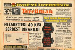 Tercüman Gazetesi 11 Mayıs 1971 - Fethiye Canavarı Ceylan Köyünde Görüldü - İnönü'nün Göz Ameliyatı 30 Dakika Sürdü GZ141787