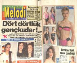 Sabah Gazetesi Melodi Eki 21 Mart 1990 - Seren Serengil Yalnızlık! - Nejat Uygur Ahmet Gülhan Büyük Ortaklık GZ142465