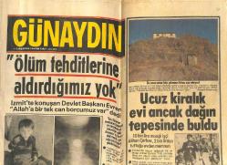 Günaydın Gazetesi 3 Kasım 1982 - Türkiye'de En Çok İstanbullular Ölüyor - Boğazında Beş Lirayla Yazıyor GZ142321