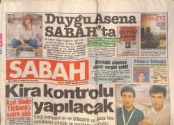 Sabah Gazetesi 5 Mart 1988 - Sabancı: Bu Pahalılıkta Ben De Geçinemiyorum - Bülent Ersoy, Hülya Avşar, Oya Aydoğan Konser Afiş GZ143319
