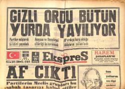 Ekspres Gazetesi 12 Ekim 1962 - Twentieth Century: Fox Şirketine Çok Şey Borçluyum - Gizli Ordu Bütün Yurda Yayılıyor GZ143918