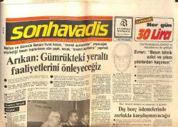 Son Havadis Gazetesi 5 Eylül 1984 - Ne Oluyor Bu Papazlara? - Köşe Dönücü Skeci Yamalı Bohçaya Döndü GZ144136