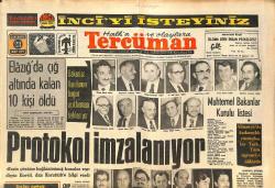 Tercüman Gazetesi 23 Ocak 1974 - Silâh Kaçakçısı M.Kapanoğlu Yakalandı - Protokol İmzalanıyor GZ144502