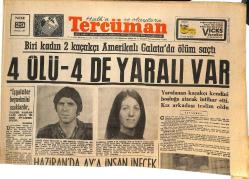 Tercüman Gazetesi 29 Aralık 1968 - Haziran'da Ay'a İnsan Gidecek - Fenerbahçe'nin Yeni Yıl Şansı Kılıç Altında! GZ144719