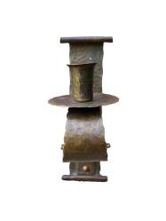 Antika El Yapımı Metal Aplik Mumluk ŞamdanAOB4089