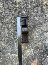 Antika El Yapımı Metal Aplik Mumluk ŞamdanAOB4089