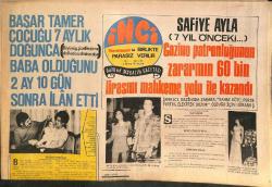 Tercüman Gazetesi İnci Eki 11 Nisan 1971 - Safiye Ayla Gazino Patronluğunun Zararını 60 Bin Lirasını Mahkeme Yolu İle Kazandı! GZ145749