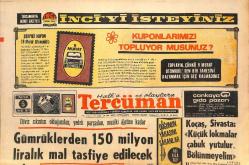 Tercüman Gazetesi 5 Eylül 1971 - Münih'i Temizleyenlerin Yüzde Otuzdördü Türk - Gümrüklerden 150 Milyon Liralık Mal Tasfiye Edilecek! GZ145752
