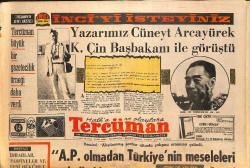 Tercüman Gazetesi 14 Nisan 1971 - AP Olmadan Türkiye'nin Meseleleri Halledilemez! - Fenerbahçe Cihat Arman'ı Getiriyor! GZ145773