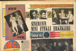 Tercüman Gazetesi İnci Eki 1 Haziran 1970 - Türkan Şoray Fotoroman - Sadri Alışık Ve Yusuf Sezgin Sinemanın Mini Etekli Erkekleri! GZ146078