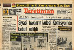 Tercüman Gazetesi 3 Mart 1974 - Menderes, Zorlu Ve Polatkan'ın Maaşları İçin Harekete Geçildi - Lig Heyecanında Zamlı Gün: Fenerbahçe-Galatasaray GZ145915