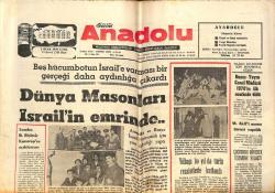 Bizim Anadolu Gazetesi 2 Ocak 1970 - Dünya Masonları İsrail'in Emrinde - Süleyman Demirel, Nasır'ın Davetini Reddetti GZ146341