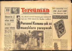 Tercüman Gazetesi 2 Ekim 1967 - Eskişehir'in Ünlü Kabadayısı Şehir Ortasında Vuruldu - Rus Casusu Az Daha İngiliz Gizli Servisine Başkan Seçiliyordu GZ146430