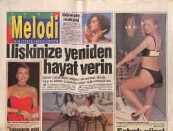 Sabah Gazetesi Melodi Eki 15 Haziran 1990 - Ajda Pekkan Sahnelerin Eski Düzeni Gelsin - Müjde Ar 'Teyzem' Filmiyle Ekranlarda GZ146489