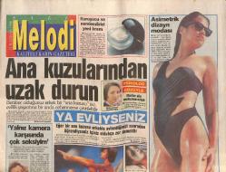 Sabah Gazetesi Melodi Eki 12 Haziran 1990 - Ve Zerrin Özer'i Kötü Günler Bekliyor - Hülya Avşar Zeynep Öğretmen Fotoroman GZ146550