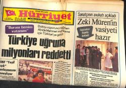 Hürriyet Gazetesi 18 Haziran 1980 - Emel Sayın'ı Kocası Çocuk Gibi Besliyor - Nevşehir CHP İl Başkanı Öldürüldü GZ147057