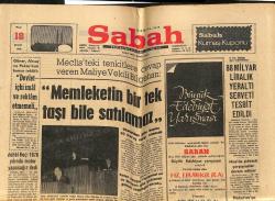 Sabah Gazetesi 18 Şubat 1968 - Vehbi Koç : 1970 Yılında Motor Yapacağız Dedi - 88 Milyar Liralık Yeraltı Serveti Tesbit Edildi GZ148799
