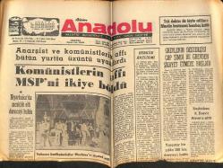 Bizim Anadolu Gazetesi 16 Temmuz 1974 - Yabancı Karikatüristler Mevlana'yı Ziyaret Etti - Büyük Sahra'da Su GZ148980