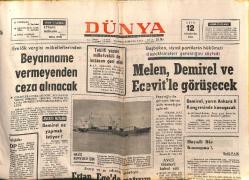 Dünya Gazetesi 12 Ekim 1972 - Türkan Şoray 15 Gün Sonra İşe Başlayacak - Filiz Akın 100 Bin Liraya Film Çevircek - Figen Han: Ancak Başrolde Soyunurum GZ149350