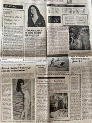 Dünya Gazetesi 12 Ekim 1972 - Türkan Şoray 15 Gün Sonra İşe Başlayacak - Filiz Akın 100 Bin Liraya Film Çevircek - Figen Han: Ancak Başrolde Soyunurum GZ149350