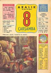 8 Aralık 1982 Takvim Yaprağı - Doğum Günü Hediyesi EFMN13616