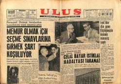 Ulus Gazetesi 23 Ağustos 1962 - Celal Bayar İstiklal Madalyası Takamaz - Natalie Wood'un Büyük Bir Ümitle Beklediği Oscar, Sophia Loren'e Verildi GZ150763