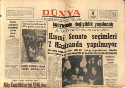 Dünya Gazetesi 9 Nisan 1970 - Türkan Şoray'ın Başı Dertte - Hülya Koçyiğit Ve Kartal Tibet Amerika'ya Gidecek GZ150941