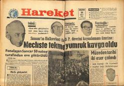 Hareket Gazetesi 21 Şubat 1963 - De Gaulle'ü Yeni Bir Suikast Bekliyormuş - Irak'tan Kasım Adı Siliniyor GZ151341