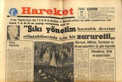 Hareket Gazetesi 23 Mayıs 1963 - Milan Şampiyon - Elizabeth Taylor, Kleopatra Filminden 1 Milyon 700 Bin Kazandı GZ151413