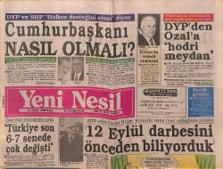 Yeni Nesil Gazetesi 10 Ekim 1989 - İran'a Elektrik Satıyoruz - DYP'den Özal'a Hodri Meydan GZ151438