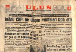 Ulus Gazetesi 26 Şubat 1965 - Malcolm X'in Karısı Morgda - Marcolm X'in Cenazesi Harlem'de Teşhir Edilecek GZ151576