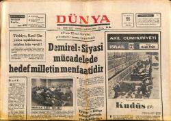 Dünya Gazetesi 11 Şubat 1972 - Yamyamlar B. Bardot'u Yediler - Karabük Türk Musikisi Korosu GZ152172