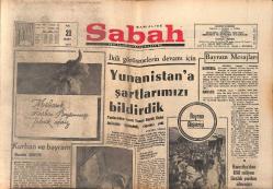 Sabah Gazetesi 21 Mart 1967 - Muhammed Ali Yarın Gece Folley İle Dövüşecek - Amerika'dan 650 Milyon Liralık Yardım Alacağız GZ152202